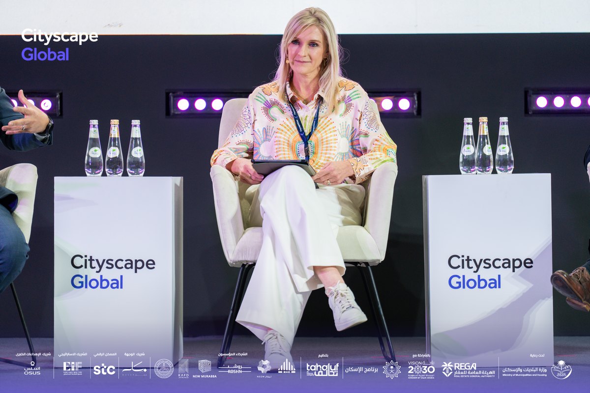 Charlotte Constance speaking at Cityscape Global, Riyadh