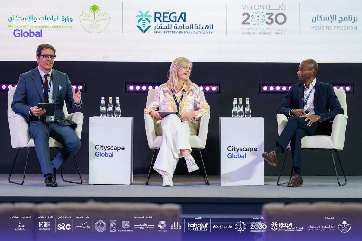 Charlotte Constance on a panel at Cityscape Global